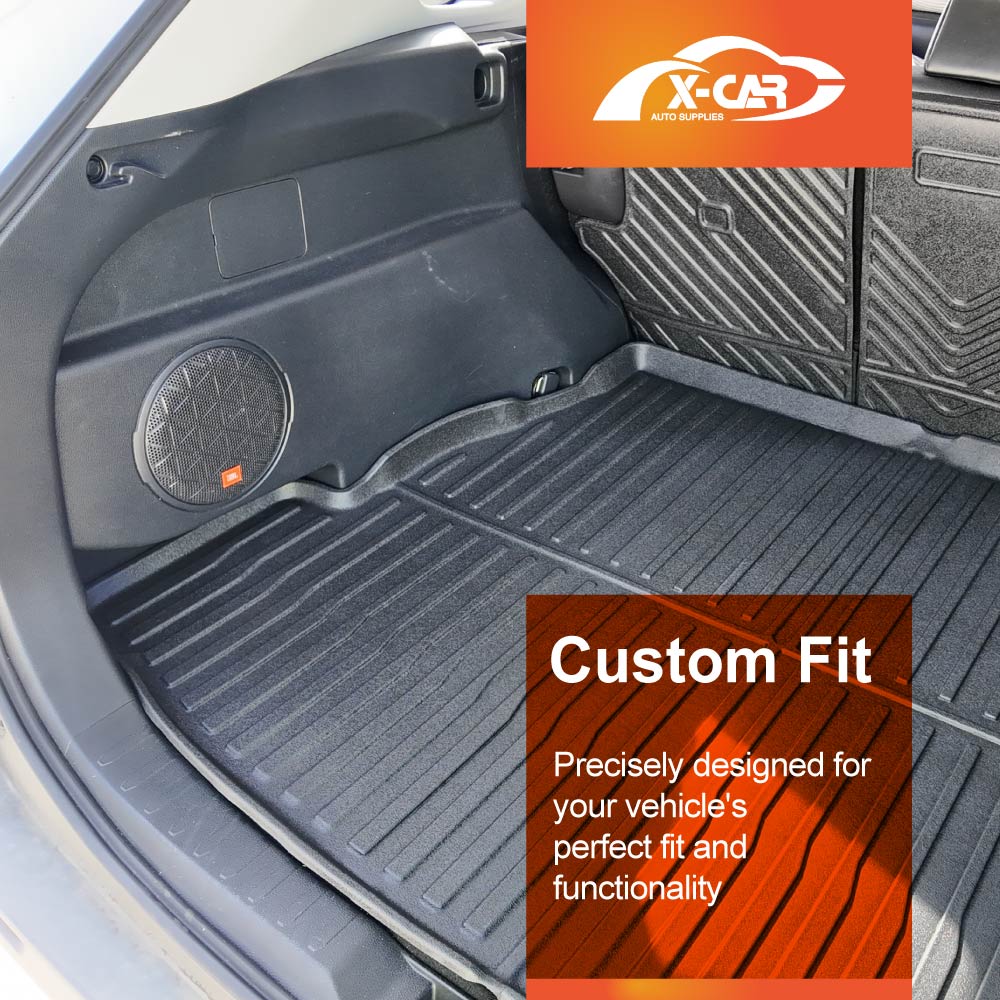 3D Floor Mats Boot Liner for Toyota Rav4 Rav 4 Petrol 2019-2025 All Weather Heavy Duty Cargo Car Trunk Luggage Tray
