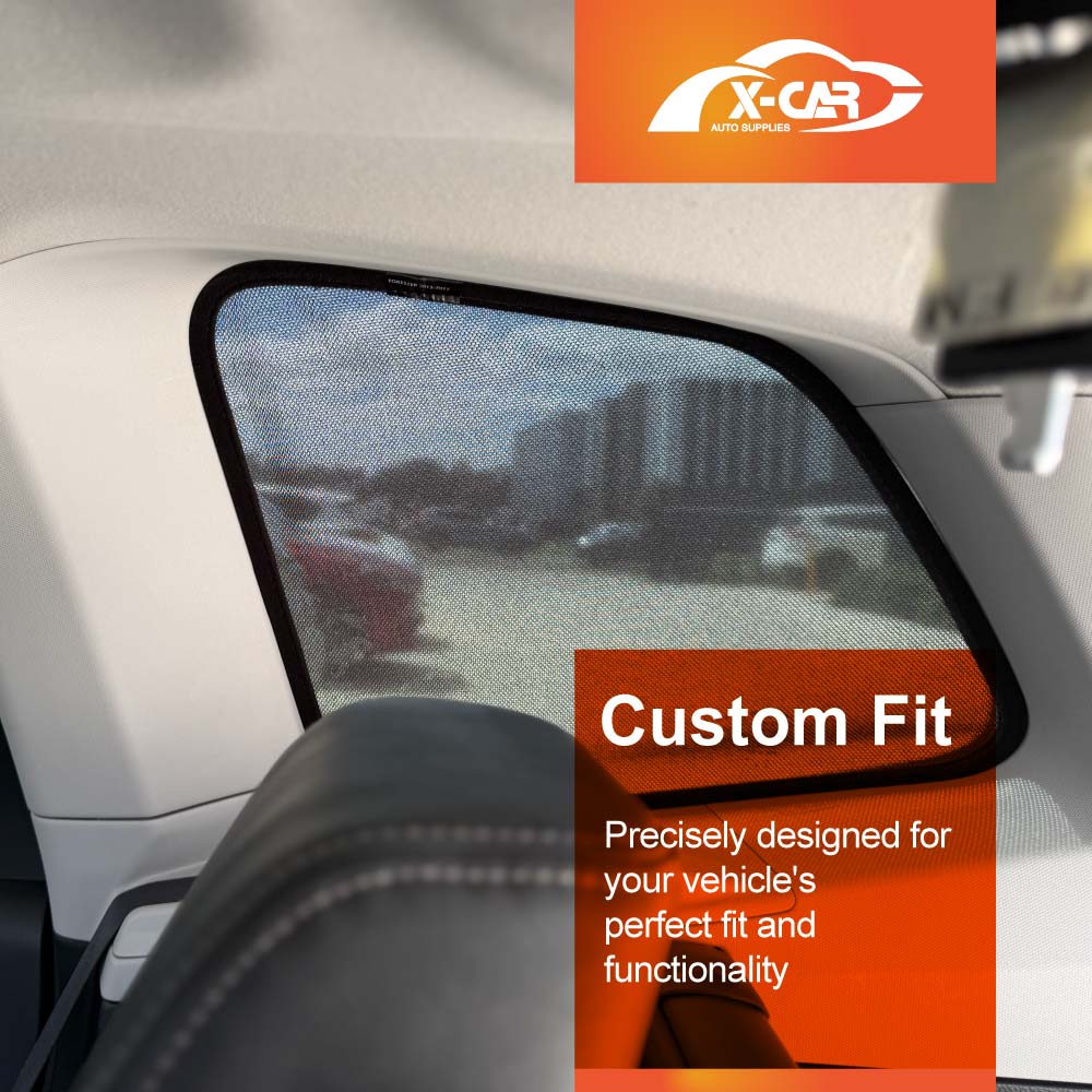 Window Sun Shades for Subaru Forester 2012-2018 Car UV Protection Custom Rear Windscreen Shade SunBlind Mesh