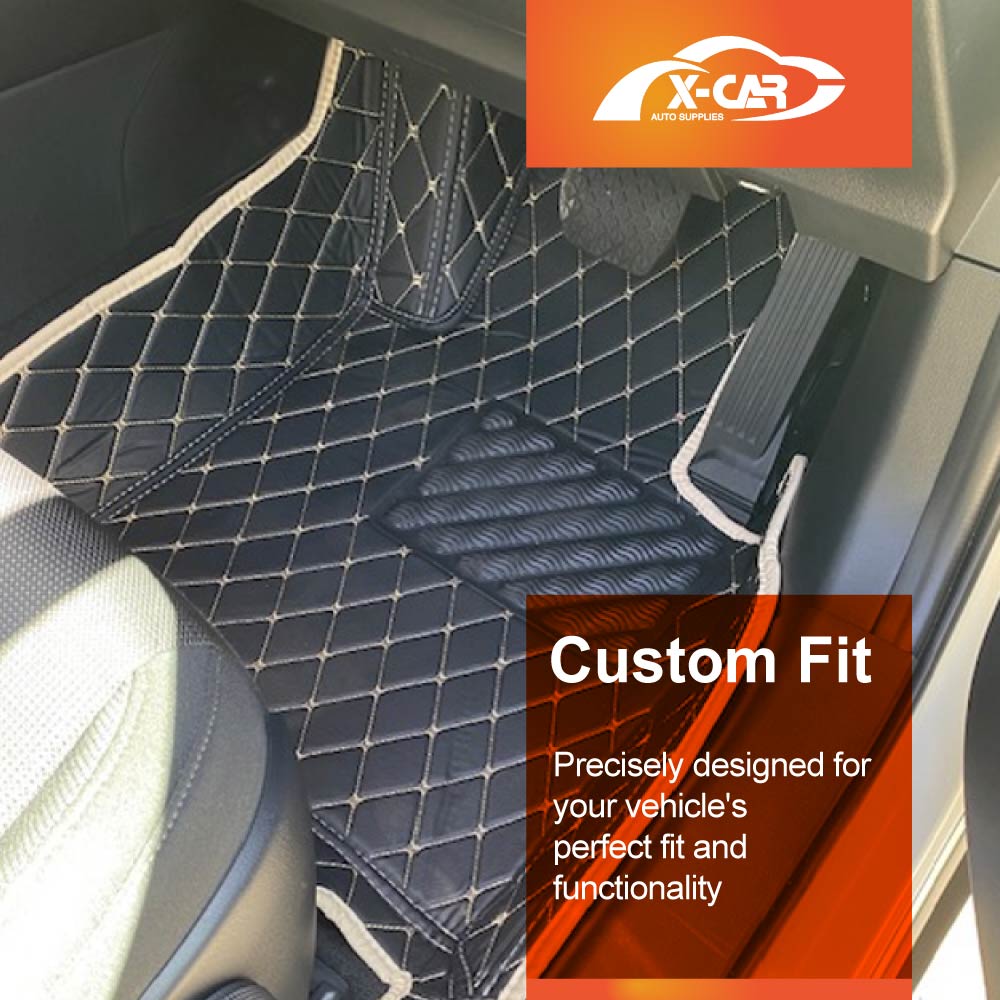 Mazda CX-30 CX30 2019-Onwards Premium Custom Made PU Leather Car Mat Floor Liner Carpet Complete Set