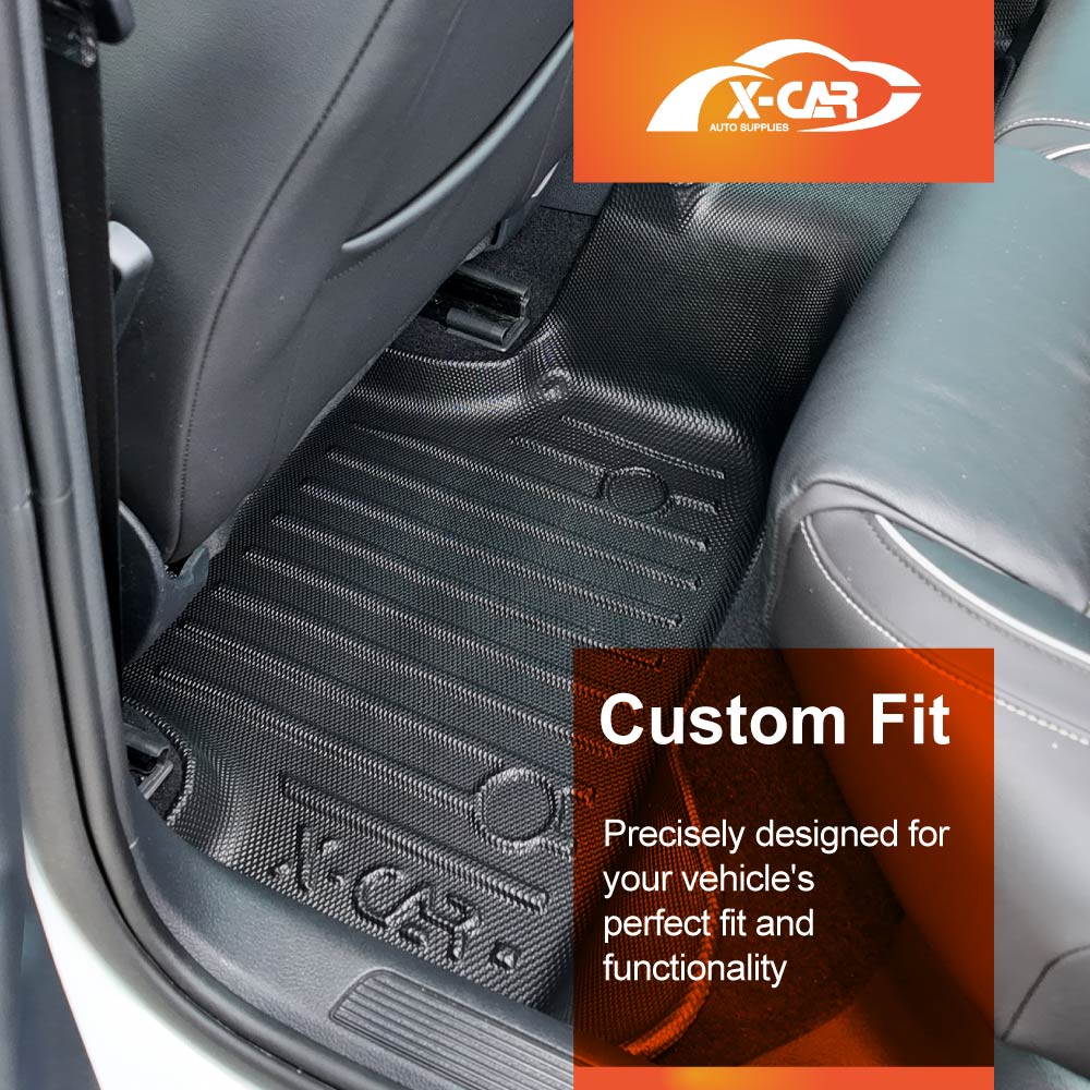 3D Floor Mats for Volkswagen VW Golf MK7 MK7.5 MK8 AUTO 2013-Onwards Heavy Duty All Weather Car Carpet Liner Set Accessories