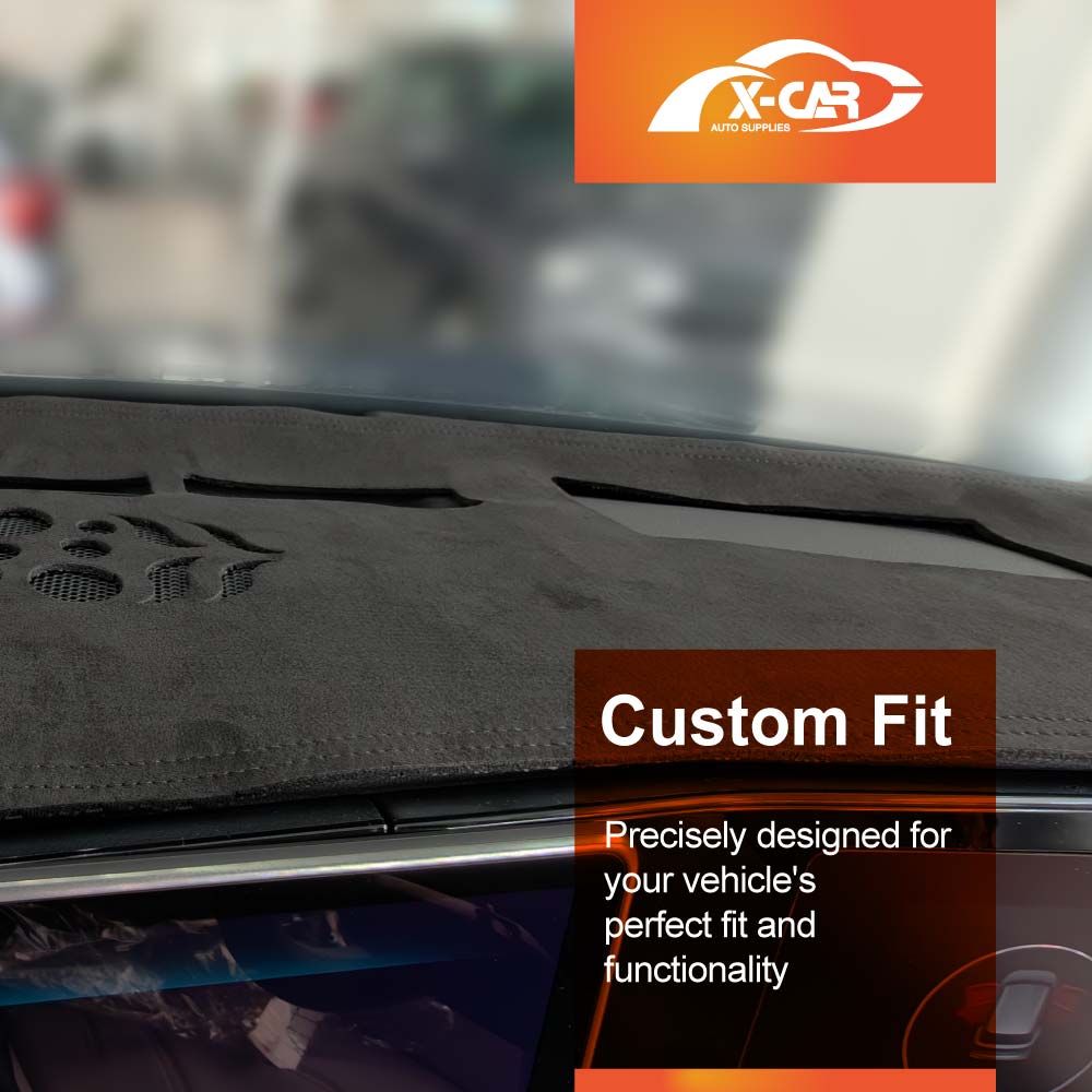 Dash Mat for Volkswagen VW Tiguan CT Series With HUD 2025-Onwards Non-Slip Microfiber Dashboard Pad Interior Accessories