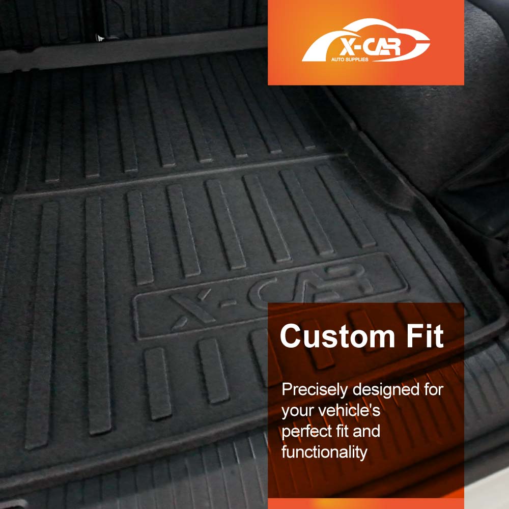 3D Floor Mats Boot Liner for Volkswagen VW Tiguan 2016-2024 All Weather Heavy Duty Cargo Car Trunk Luggage Tray