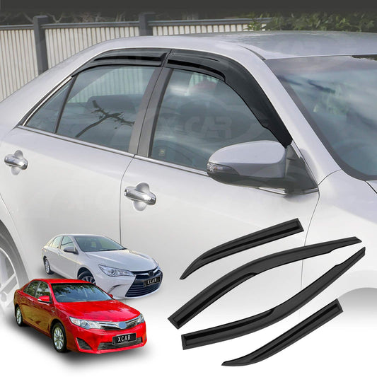 WeatherShields for Toyota Camry 2012-2017 Petrol/Hybrid Car Accessories Weather Shields Wind Deflectors Window Sun Visor