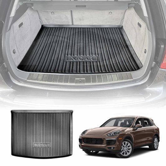 3D All Weather Boot Liner for Porsche Cayenne 2010-2017 SUV Heavy Duty Cargo Trunk Mat Luggage Tray