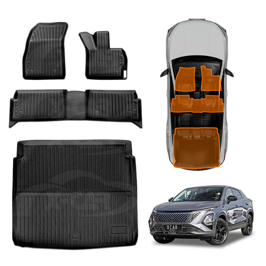 3D Floor Mats Boot Liner for Chery C5 2025-Onwards All Weather Heavy Duty Cargo Car Trunk Luggage Tray