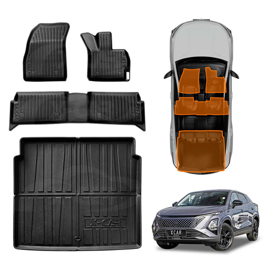 3D Floor Mats Boot Liner for Chery C5 2025-Onwards All Weather Heavy Duty Cargo Car Trunk Luggage Tray