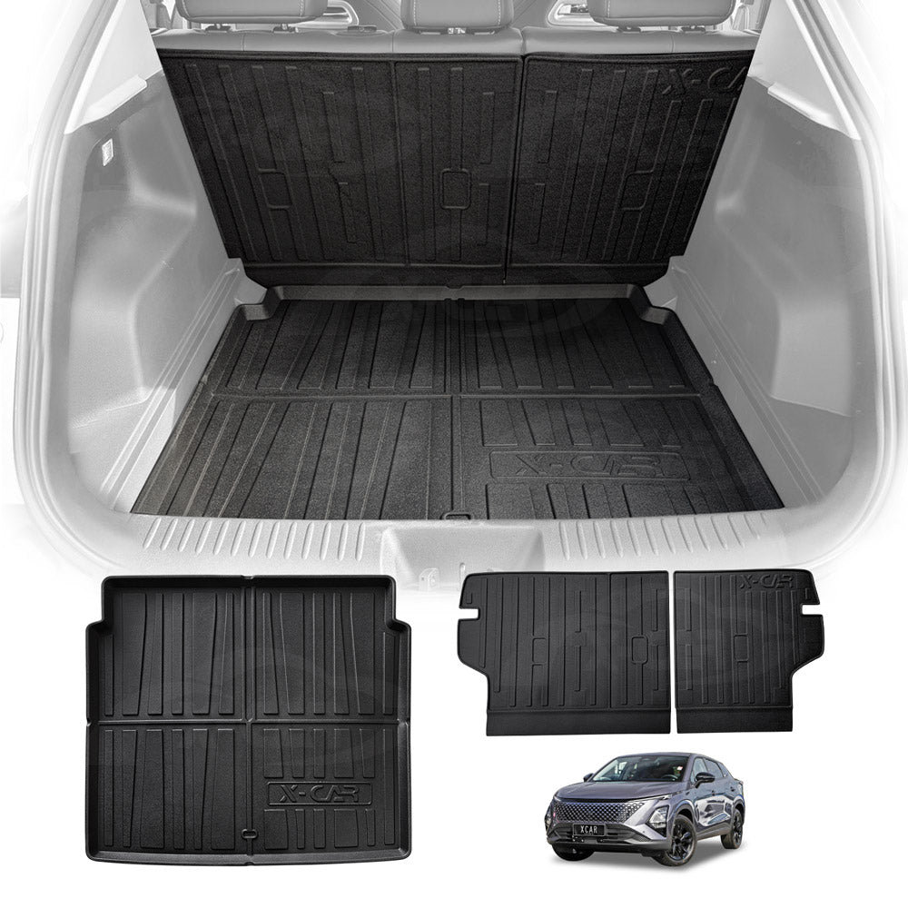 Boot Liner Back Seat Protector for Chery C5 2025-Onwards Petrol All Weather Heavy Duty Cargo Car Trunk Kick Mats