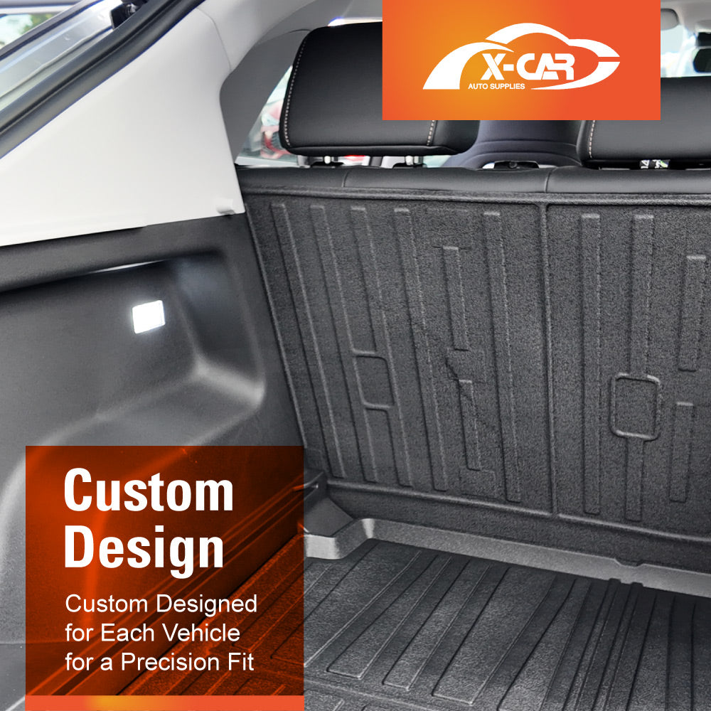Boot Liner Back Seat Protector for Chery C5 2025-Onwards Petrol All Weather Heavy Duty Cargo Car Trunk Kick Mats