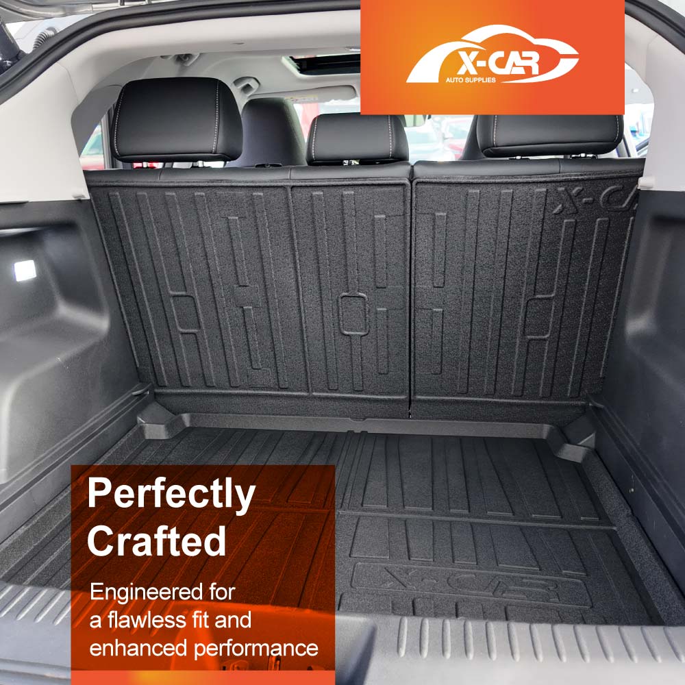 Boot Liner Back Seat Protector for Chery C5 2025-Onwards Petrol All Weather Heavy Duty Cargo Car Trunk Kick Mats