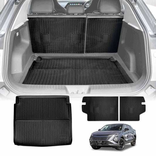 Boot Liner Back Seat Protector for Chery C5 2025-Onwards All Weather Heavy Duty Cargo Car Trunk Kick Mats