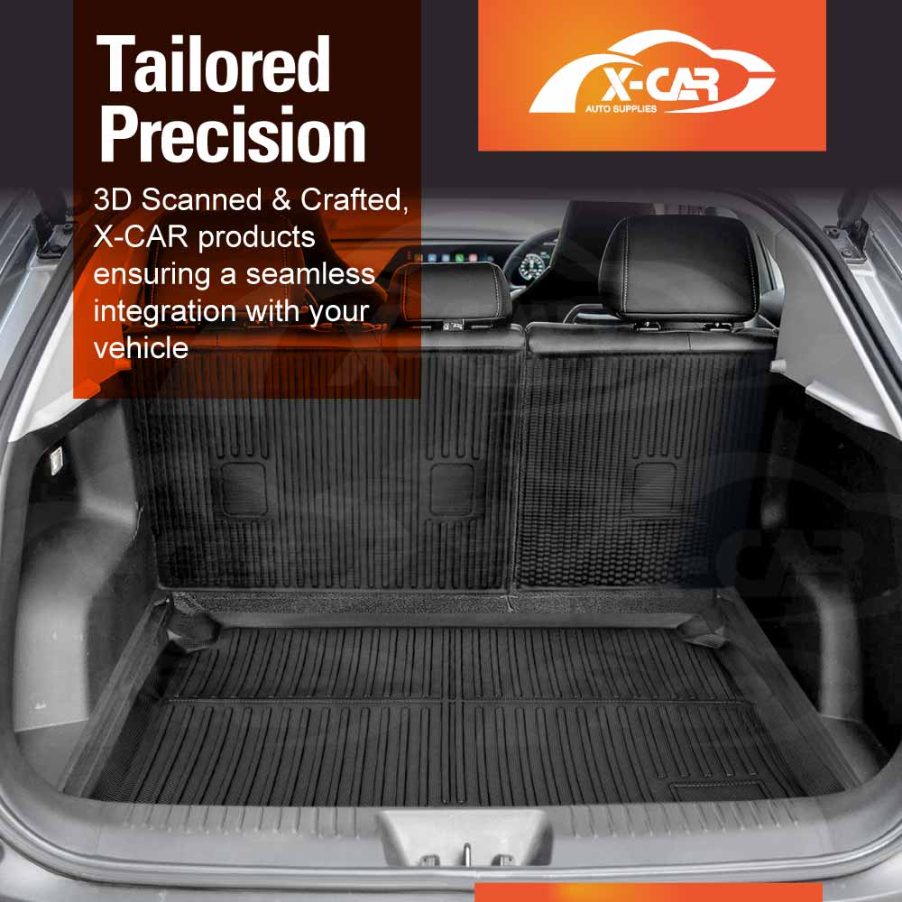 Boot Liner Back Seat Protector for Chery C5 2025-Onwards All Weather Heavy Duty Cargo Car Trunk Kick Mats