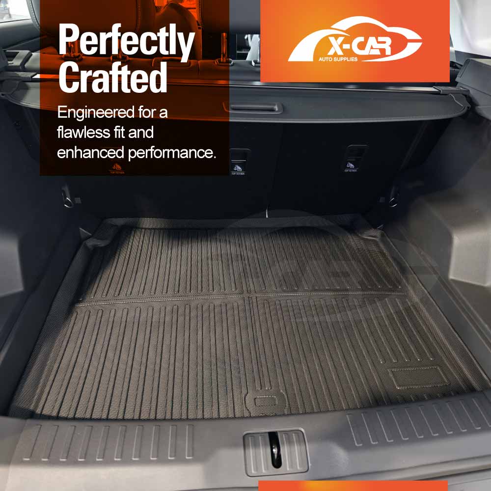 Boot Liner Back Seat Protector for Chery C5 2025-Onwards All Weather Heavy Duty Cargo Car Trunk Kick Mats