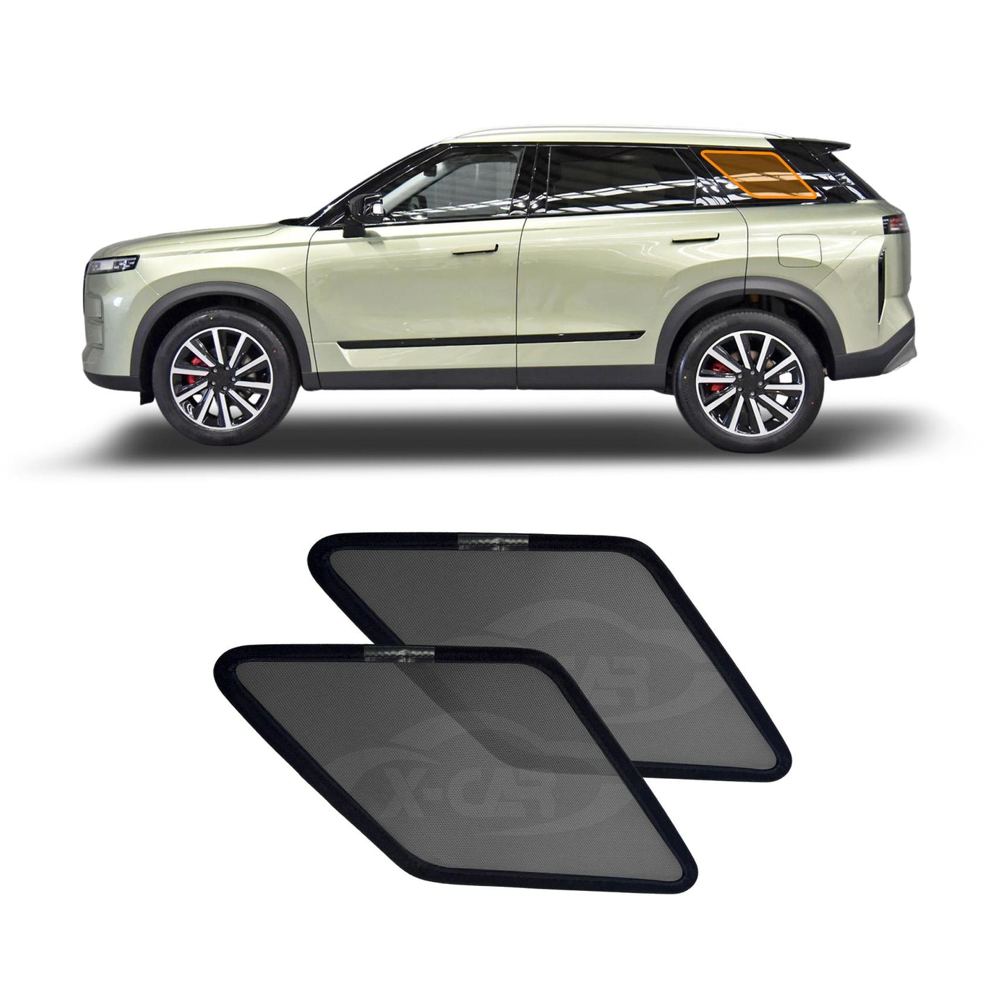 Port Window Sun Shades for Jaecoo J7 2024-Onwards UV Protection Car Sunshade Blind Mesh