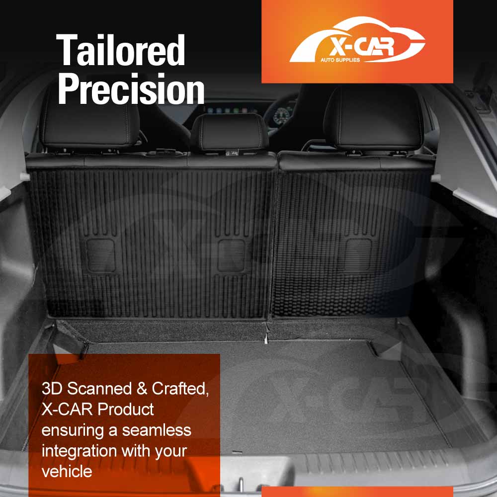 3D Floor Mats Boot Liner Set for Chery C5 2025-Onwards All Weather Heavy Duty Cargo Kick Mats Back Seat Protector Cover