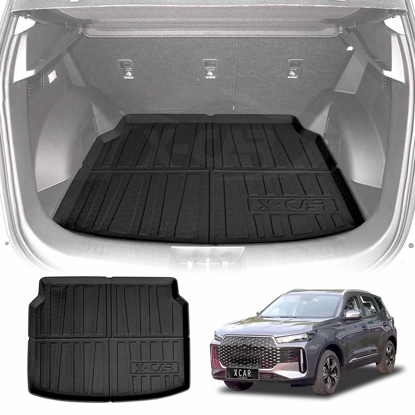 Boot Liner for Chery Tiggo 4 Pro 2024-2025 All Weather Heavy Duty Cargo Trunk Mat Luggage Tray