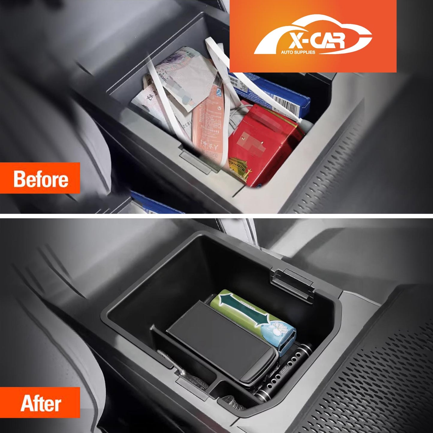 Armrest Organizer Tray for Chery Tiggo 4 Pro 2024-Onwards Centre Console Storage Box Interior Car Accessories