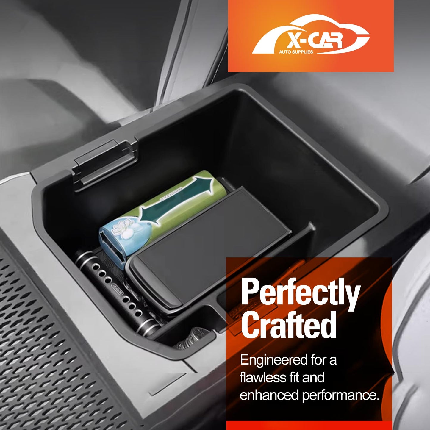 Armrest Organizer Tray for Chery Tiggo 4 Pro 2024-Onwards Centre Console Storage Box Interior Car Accessories