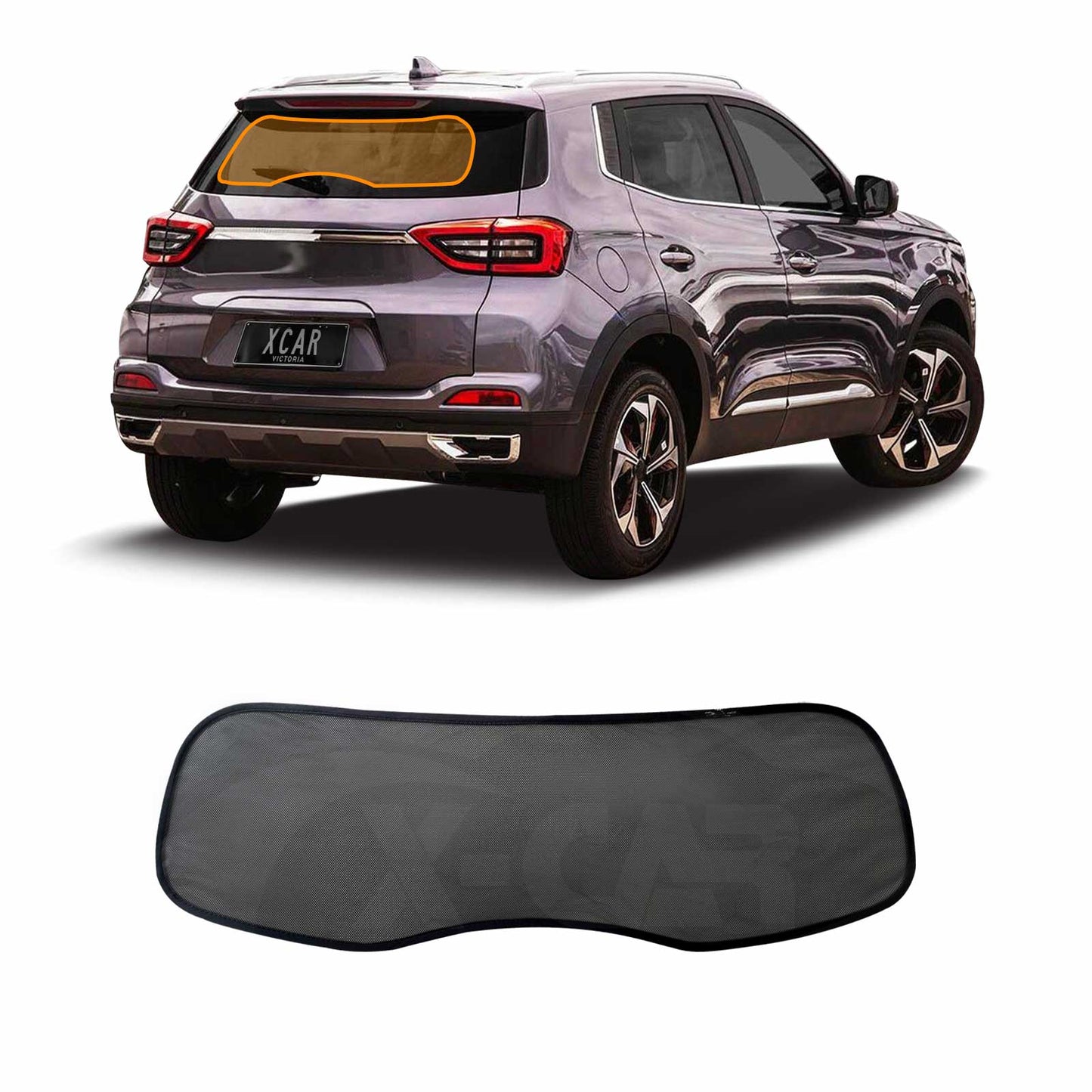 Rear Windscreen Sun Shade for Chery Tiggo 4 Pro 2024-Onwards Car Custom Wind Screen Sun Blind Mesh