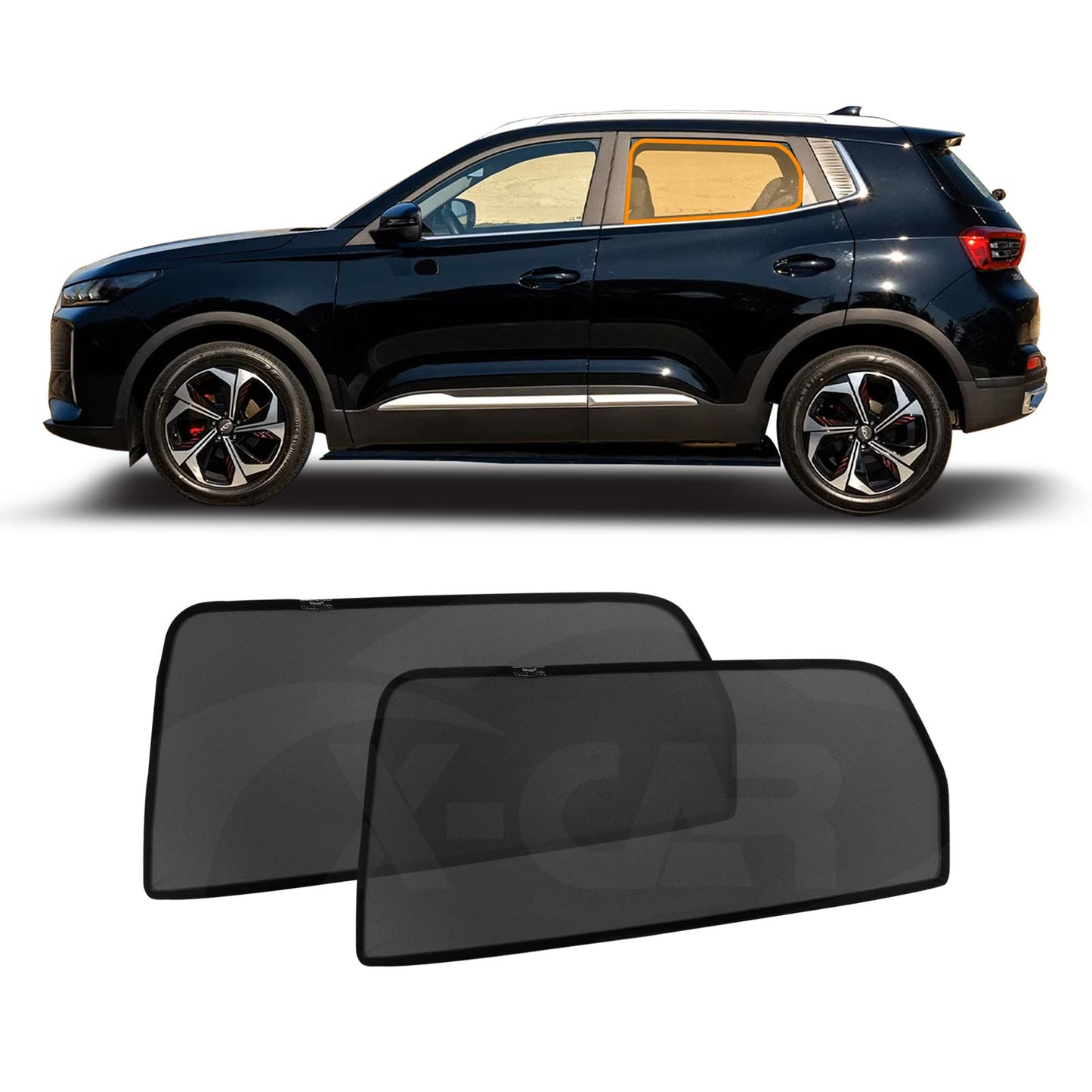 Rear Window Sun Shade for Chery Tiggo 4 Pro 2024-Onwards UV Protection Car Sunshade Blind Mesh