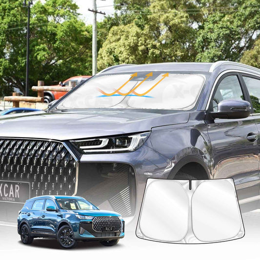 WindScreen Sun Shade for Chery Tiggo 7 2025-Onwards Blocks UV Rays Foldable Custom Wind Screen Sun Visor Protector