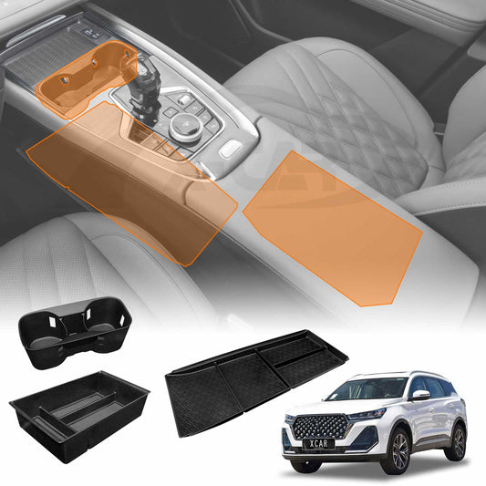 Centre Console Organizer Tray for Chery Tiggo 7 Pro 2023-Onwards Armrest Storage Box Cup Holder Car Accessories