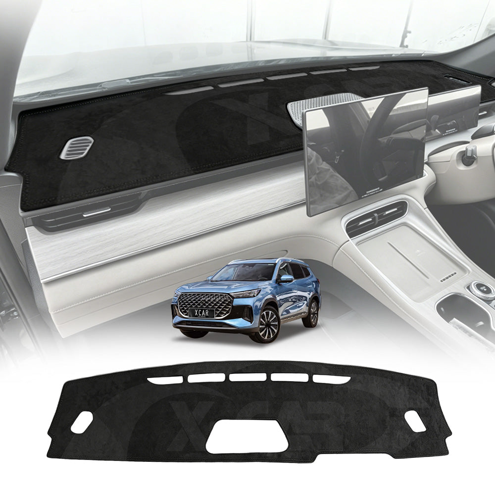 Dash Mat for Chery Tiggo 8 Super Hybrid 2025-Onwards without HUD Non-Slip Microfiber Pad Cover Interior Accessories