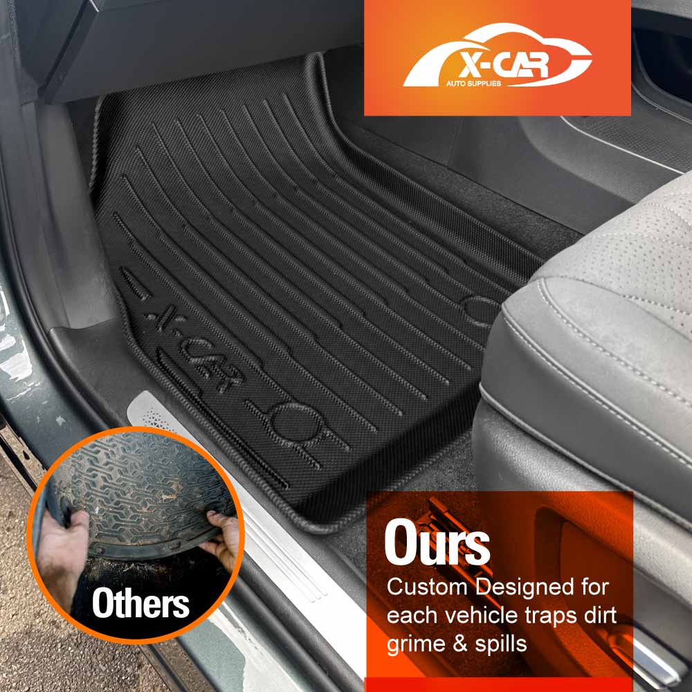 3D Floor Mats for Chery Tiggo 8 Super Hybrid 2025-Onwards Heavy Duty All Weather Car Mats Carpet Liner Set