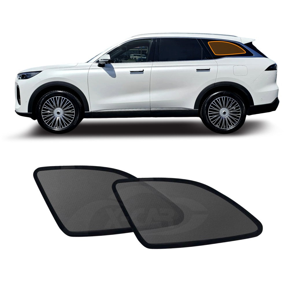 Port Window Sun Shades for Chery Tiggo 9 Super Hybrid 2025-Onwards UV Protection Car Sunshade Blind Mesh
