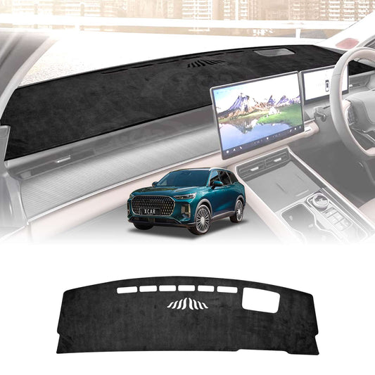 Dash Mat for Chery Tiggo 9 Super Hybrid With HUD 2025-Onwards Non-Slip Microfiber Pad Cover Interior Accessories