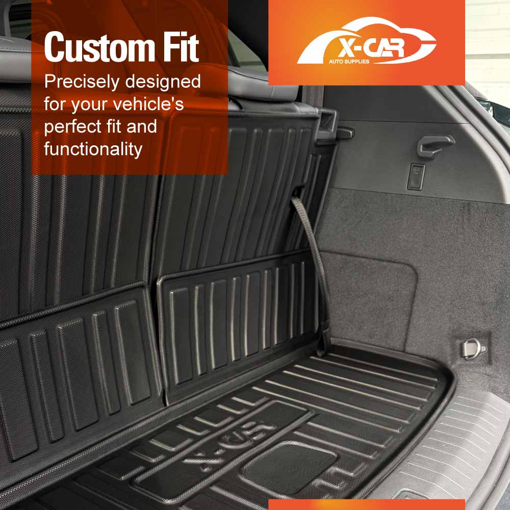 3D Floor Mats Boot Liners for Chery Tiggo 9 Super Hybrid 2025-Onwards All Weather Heavy Duty Cargo Car Trunk Luggage Tray
