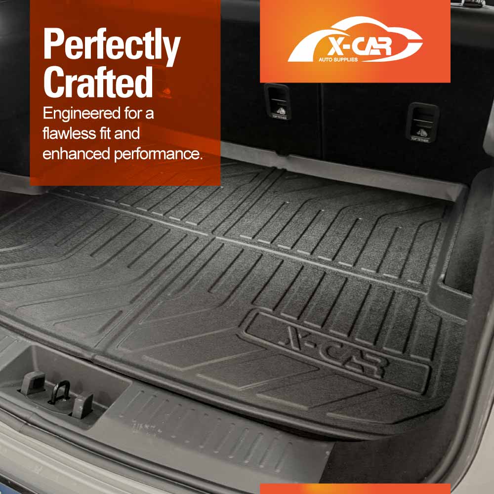 Floor Mats Boot Liner Set for Chery Tiggo 7 Super Hybrid 2025-Onwards All Weather Heavy Duty Car Trunk Cargo Kick Back Seat Cover