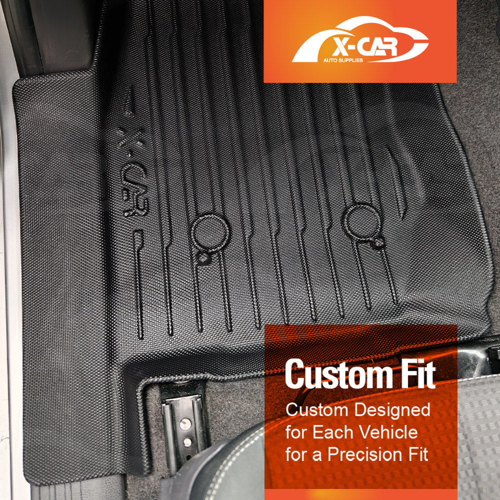 3D Floor Mats for Holden Colorado 7 2012-2016 Heavy Duty All Weather Car Mats Carpet Liner Set