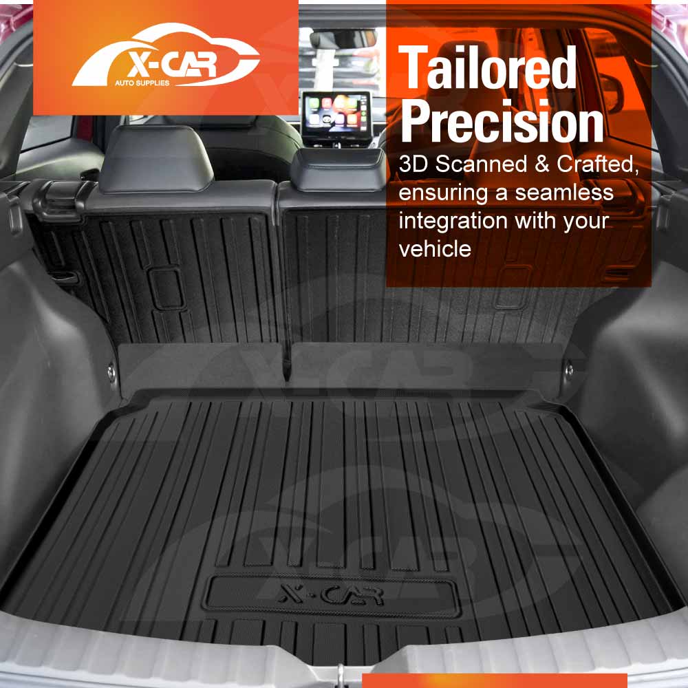3D Floor Mats Boot Liner for Toyota Corolla Cross 2022-Onwards All Weather Heavy Duty Cargo Car Trunk Luggage Tray