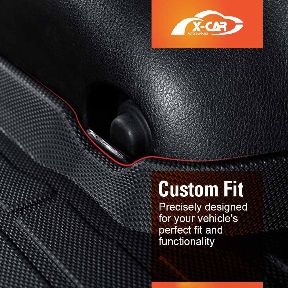 3D Floor Mats Boot Liner Set for Toyota Corolla Hatchback 2018-2025 All Weather Heavy Duty Cargo Kick Mats Back Seat Protector Cover