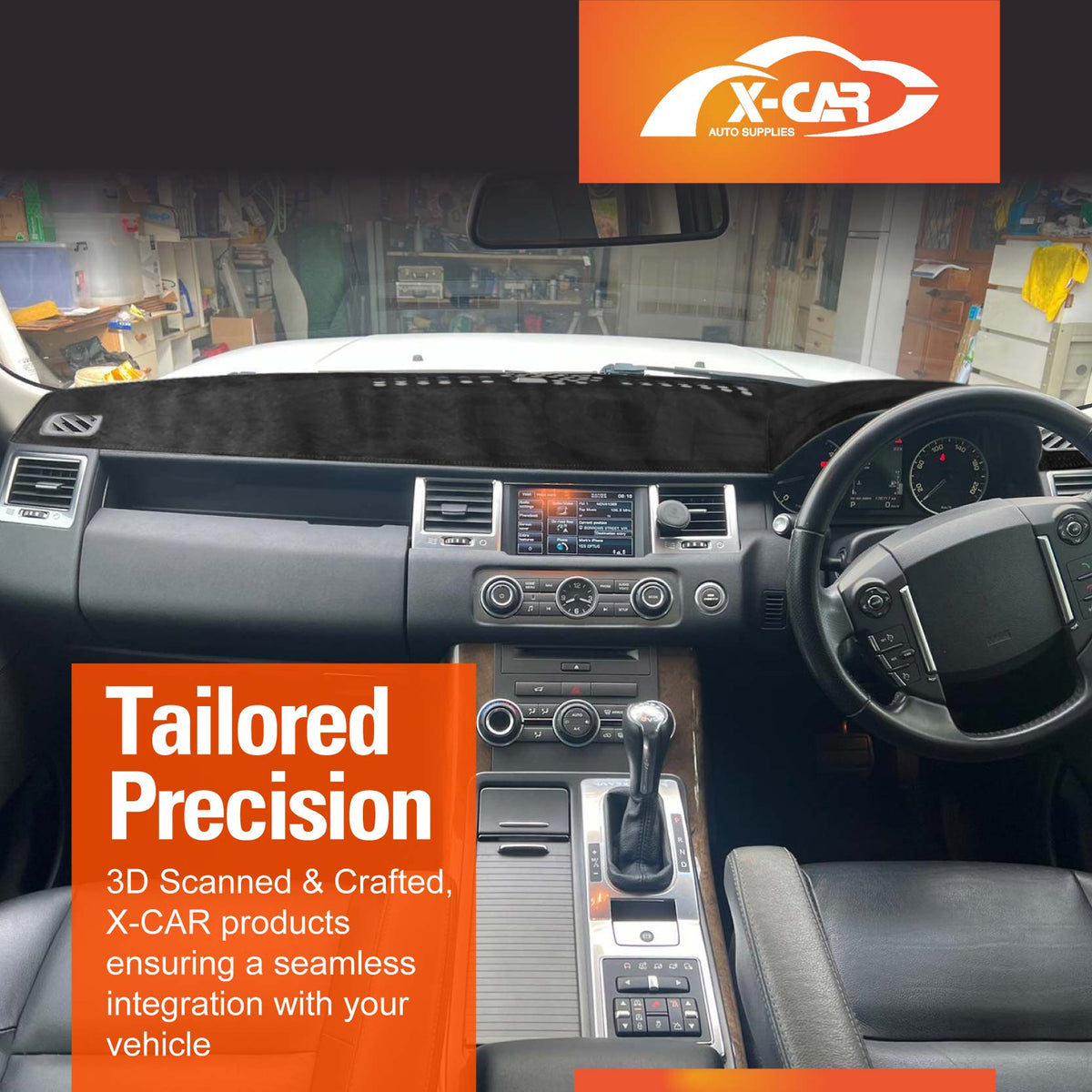 Dash Mat for Land Rover Range Rover Sport L320 2010–2013 Non-Slip Microfiber Pad Cover Interior Accessories