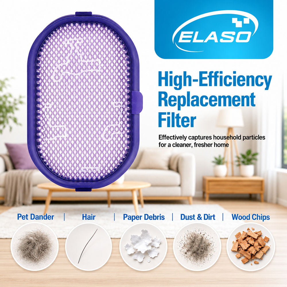 2 Replacement Pre Filters for Dyson DC30 DC31 DC34 DC35 DC44 DC45 DC56 917066-02 Multi Floor Animal Vacuum