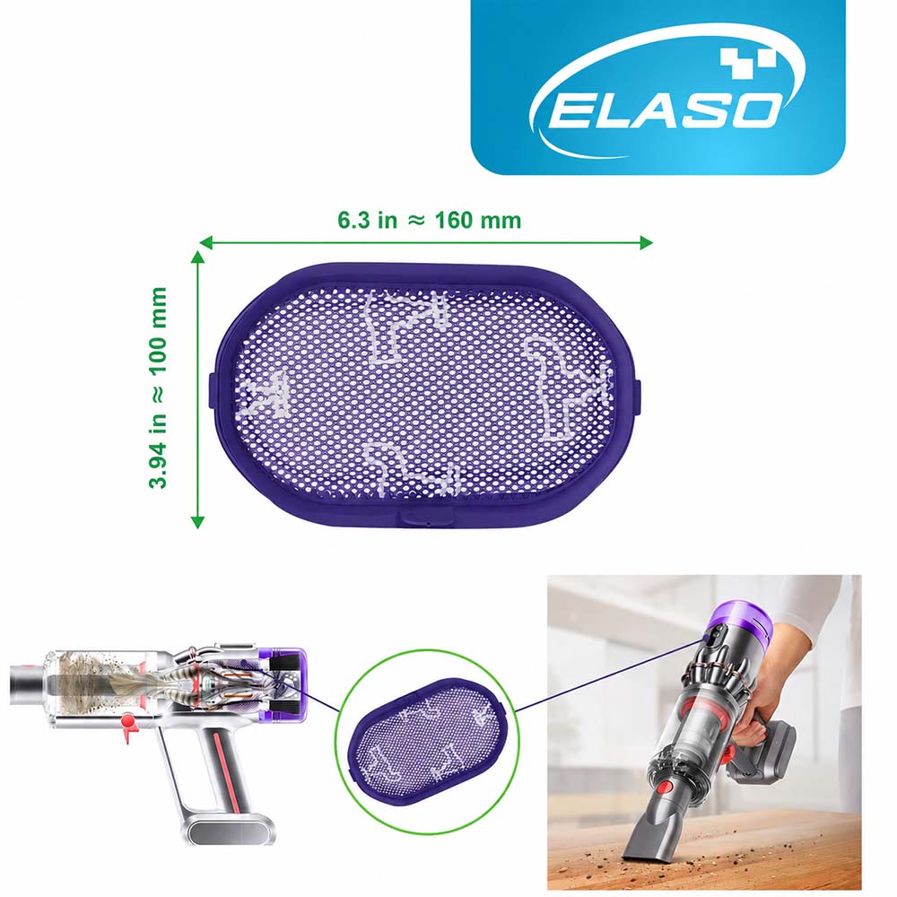 2 Replacement Pre Filters for Dyson DC30 DC31 DC34 DC35 DC44 DC45 DC56 917066-02 Multi Floor Animal Vacuum