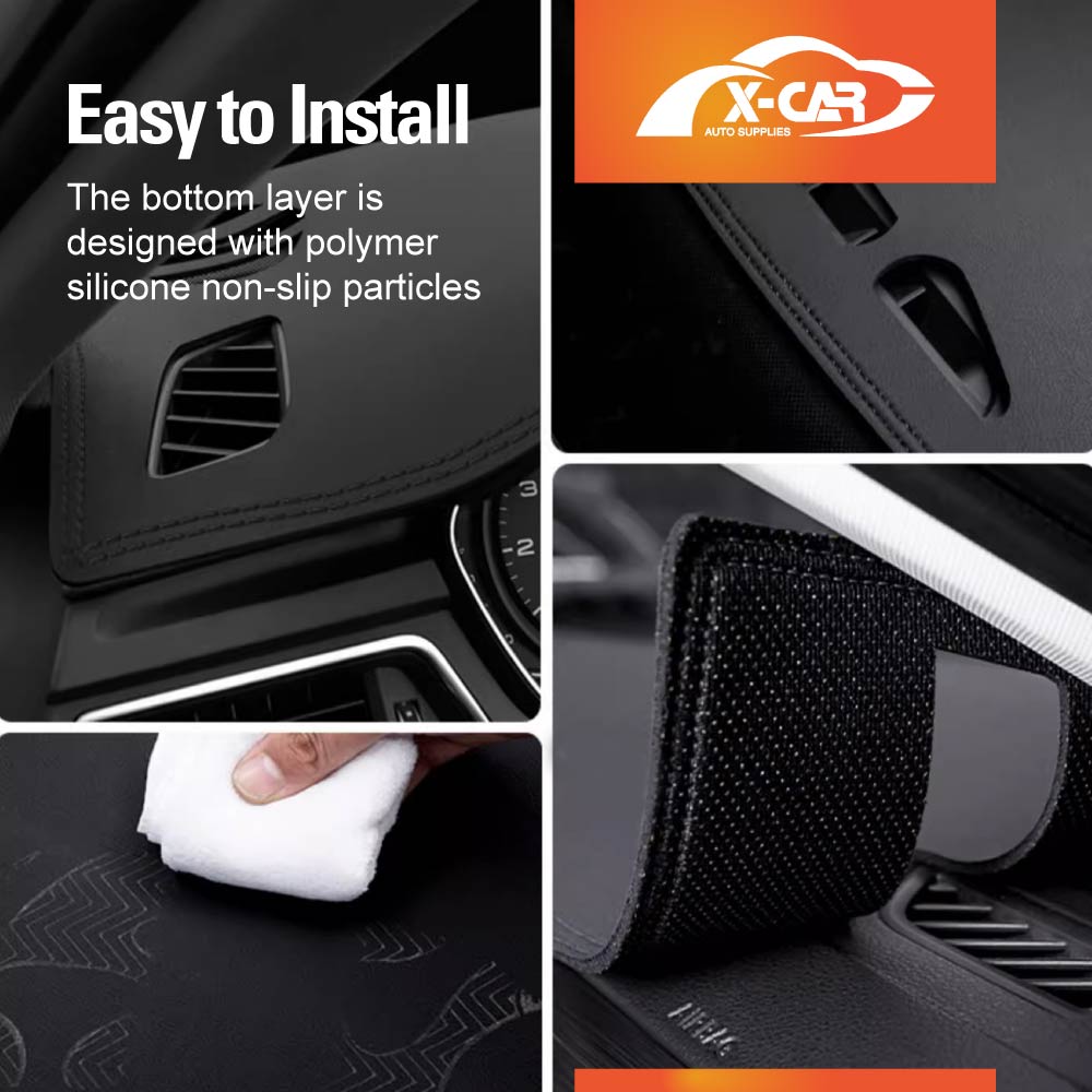 Dash Mat Pad Cover for Toyota LandCruiser 200 LC200 Series 2007-2021 Non-Slip Microfiber Leather