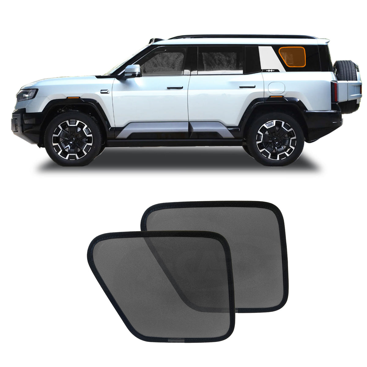 Port Window Sun Shades for DENZA B8 2026-Onwards Car UV Protection Sun Blind Mesh