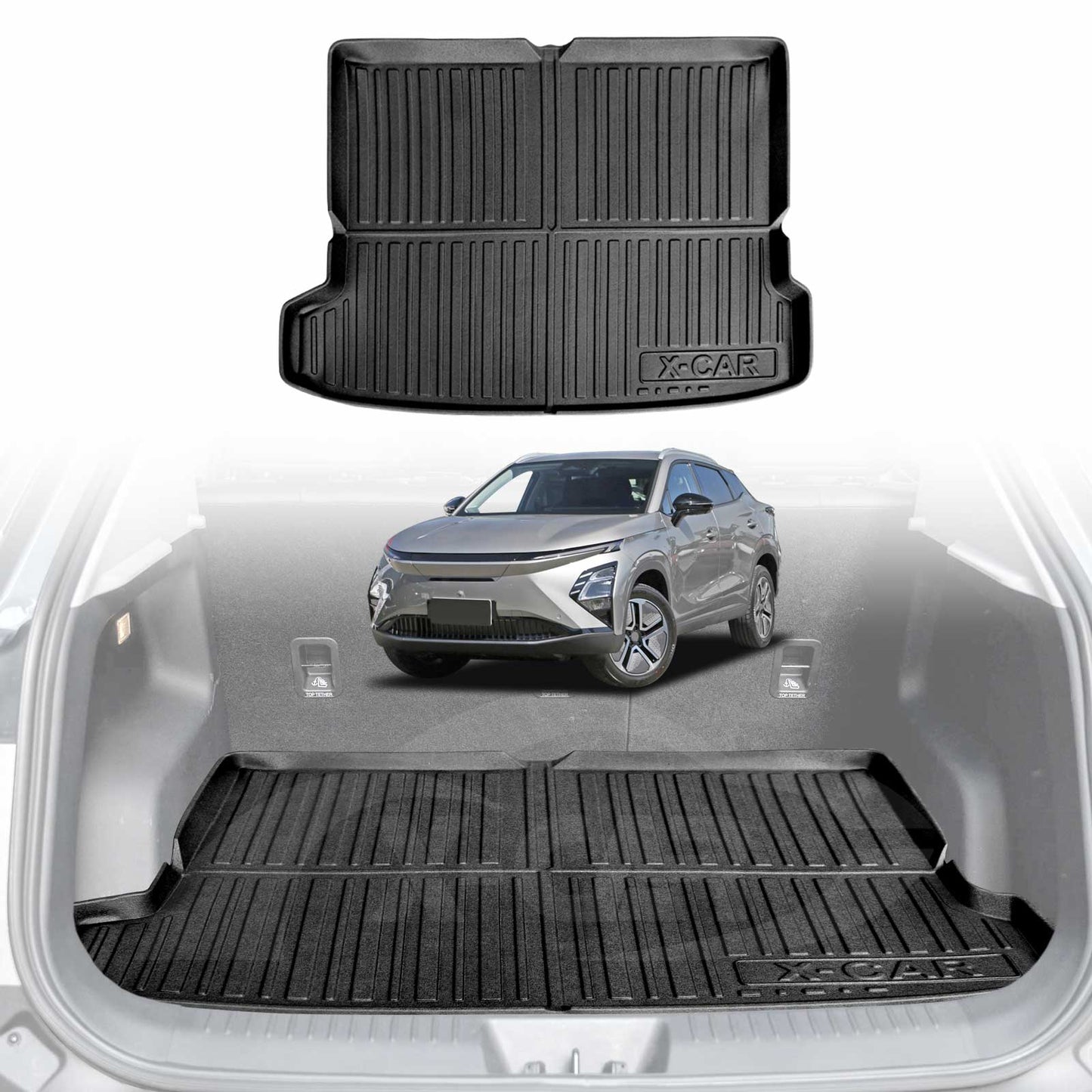 3D All Weather Boot Liner for Chery OMODA E5 All-Electric 2024-2025  Heavy Duty Cargo Trunk Mat Luggage Tray