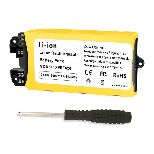 Replacement Battery for Shark Cordless Stick Vacuum IX140 IX141 IX141H IX142 IZ140 IZ140C IZ141 IZ141C IZ142 UZ145 WZ140 XFBT620