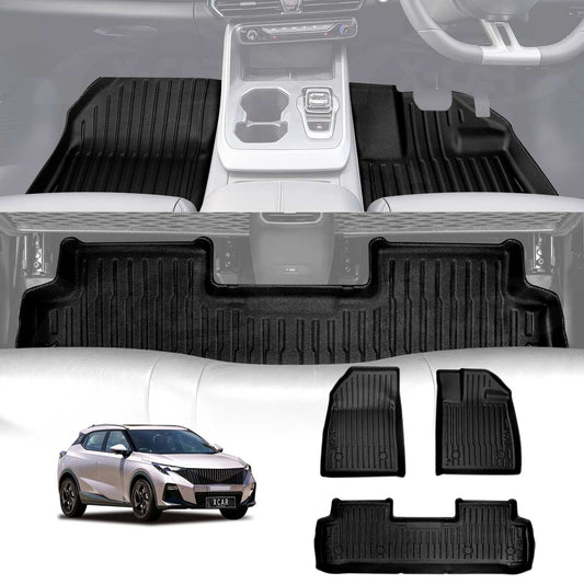 3D Floor Mats for GAC EMZOOM 2025-Onwards Heavy Duty All Weather Car Waterproof Interior Protection Liner Set