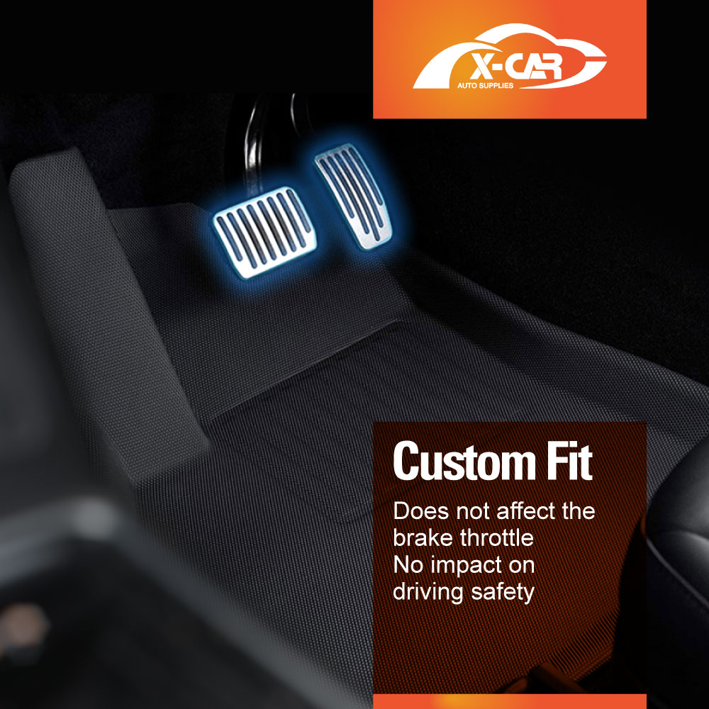 Floor Mats Boot Liner Set for Tesla Model Y 2022-2025 All Weather Heavy Duty XPE Rear Front Cargo Trunk Cover Mat Luggage Tray