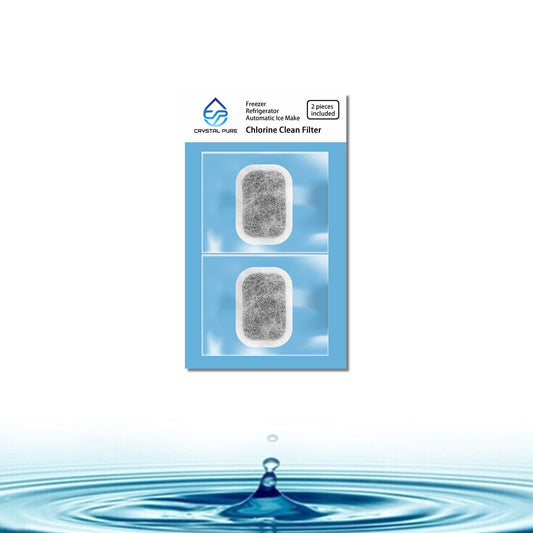Pack of 2 Refrigerator Ice Maker Filter for Mitsubishi Electric Fridge Replacement Water Kalki Clean Filter MRPR-01FT M20CM5526 M20KW0526 M20VJ5526