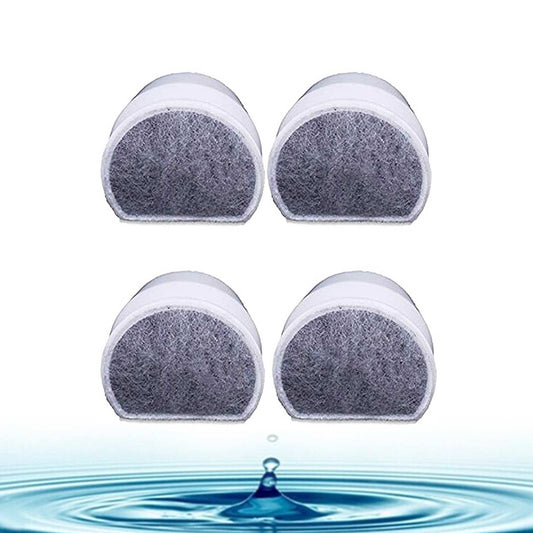4 Packs Replacement Charcoal Filters for PetSafe Drinkwell Avalon,Pagoda,Sedona,1.8 3.7 7.5 Litre,Butterfly,Stainless 360,Streamside,Seaside Stainless Pet Water Fountain