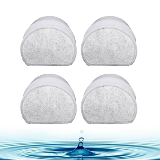 4 Packs Replacement Charcoal Filters for PetSafe Drinkwell Avalon,Pagoda,Sedona,1.8 3.7 7.5 Litre,Butterfly,Stainless 360,Streamside,Seaside Stainless Pet Water Fountain