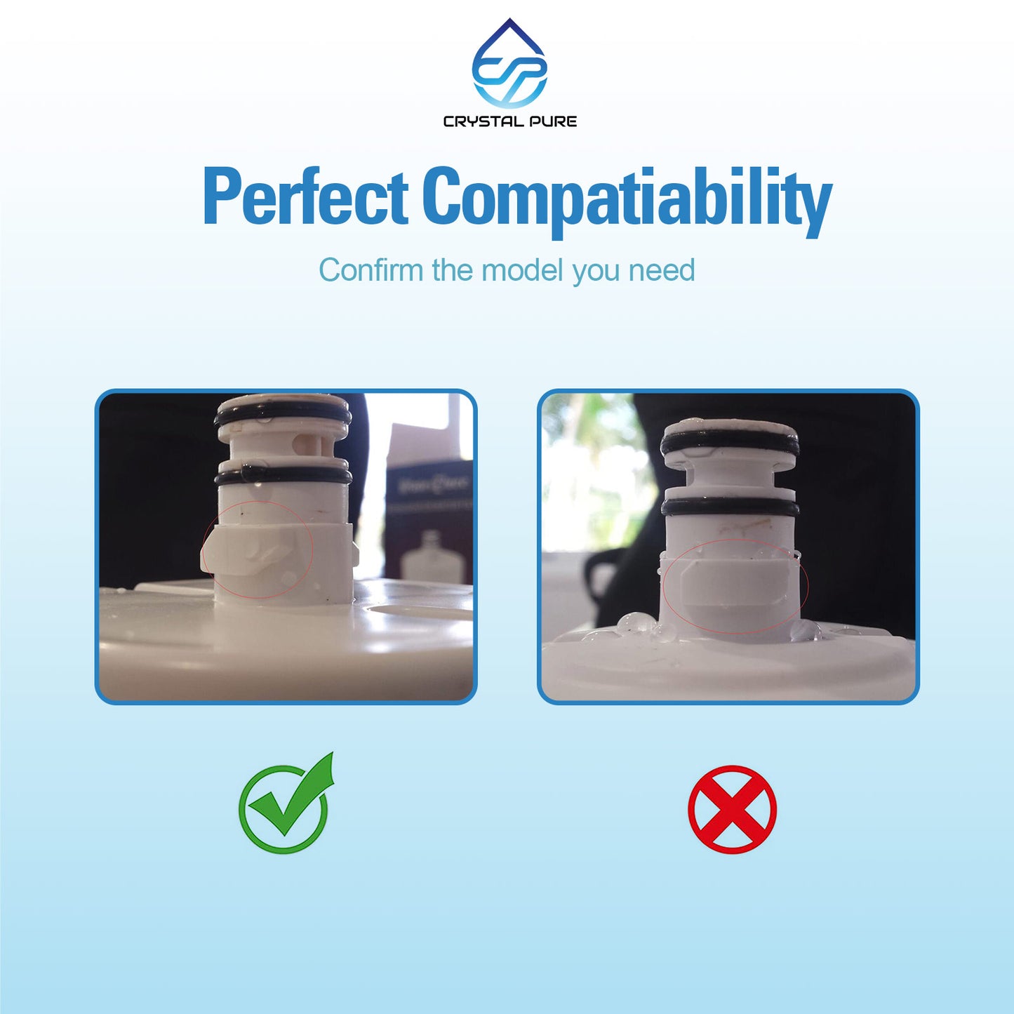 4 Pack LG Fridge Replacement Water Filter LT500P LT-500P 5231JA2002A GC-P197WFS GR-G227TVS Fridge