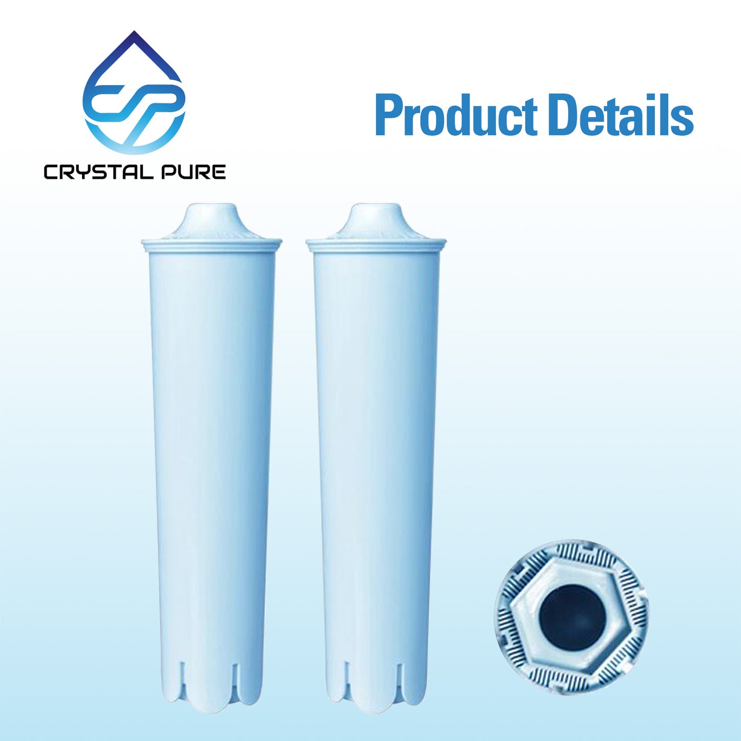 3 of Replacement Water Filters Cartridges for Jura Claris Blue Java Ena 71311 201303 Coffee Machine
