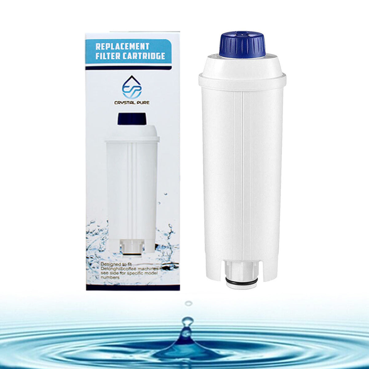 1x Delonghi DLS C002 DLSC002 SER 3017 SER3017  Replacement Water Filter, fits for ECAM series of De'Longhi fully automatic coffee machines