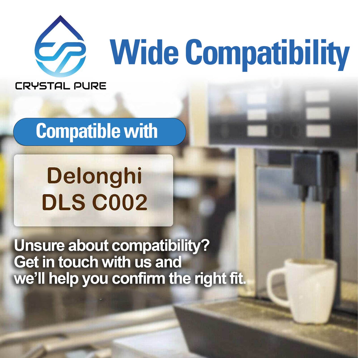 1x Delonghi DLS C002 DLSC002 SER 3017 SER3017  Replacement Water Filter, fits for ECAM series of De'Longhi fully automatic coffee machines